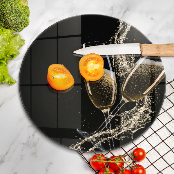 Skleněná deska do kuchyně Sklenice šampaňského