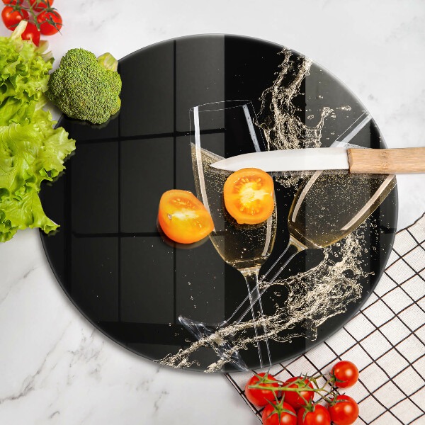 Skleněná deska do kuchyně Sklenice šampaňského