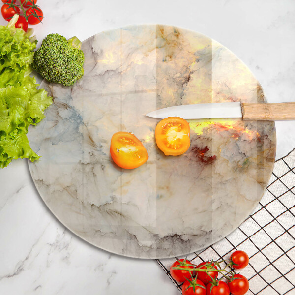 Skleněná deska do kuchyně Textura mramoru se zlatem