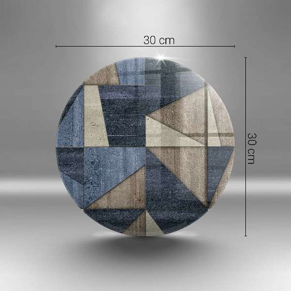 Skleněné krájecí prkénko Geometrické abstrakce