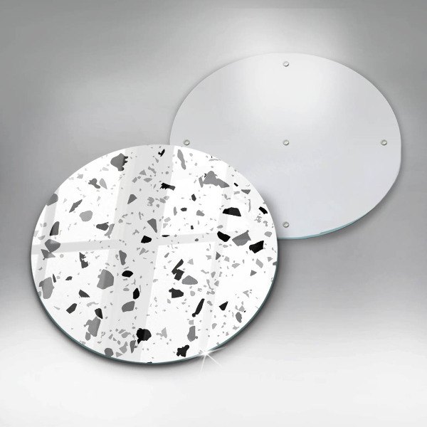 Skleněné krájecí prkénko Dekorativní kamenina