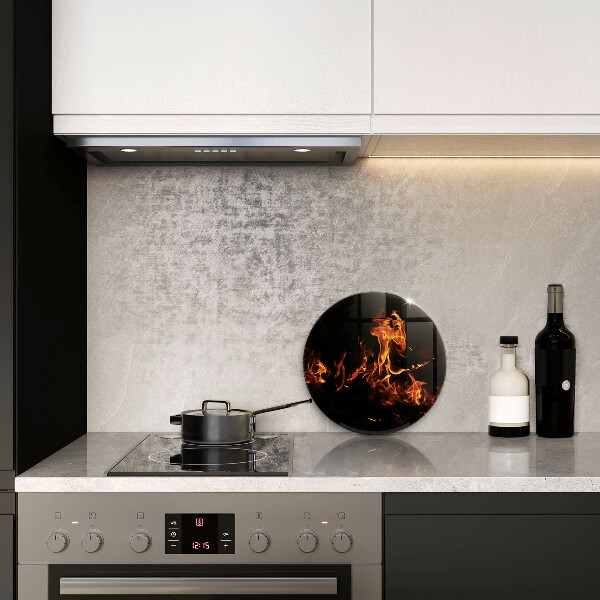 Skleněné krájecí prkénko Zapal živý plamen