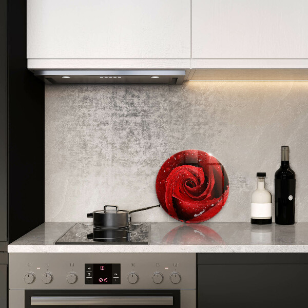 Skleněná deska do kuchyně Okvětní lístky růže