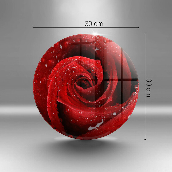 Skleněná deska do kuchyně Okvětní lístky růže