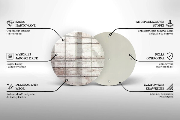 Skleněná deska do kuchyně Staré dřevěné desky