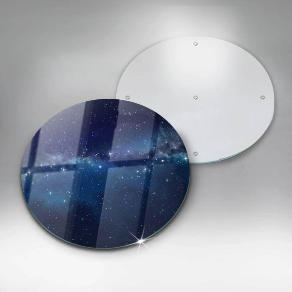 Skleněná deska do kuchyně Vesmír a hvězdy