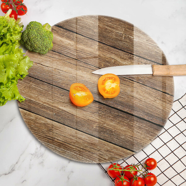 Skleněná deska do kuchyně Desky s texturou dřeva