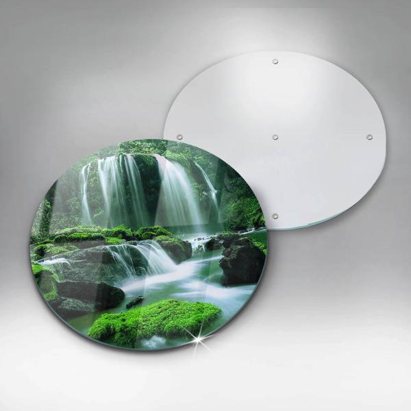 Krájecí prkénko skleněné Divoký vodopád v džungli