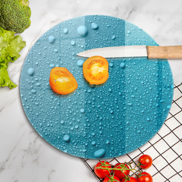 Skleněná deska do kuchyně Kapky vody