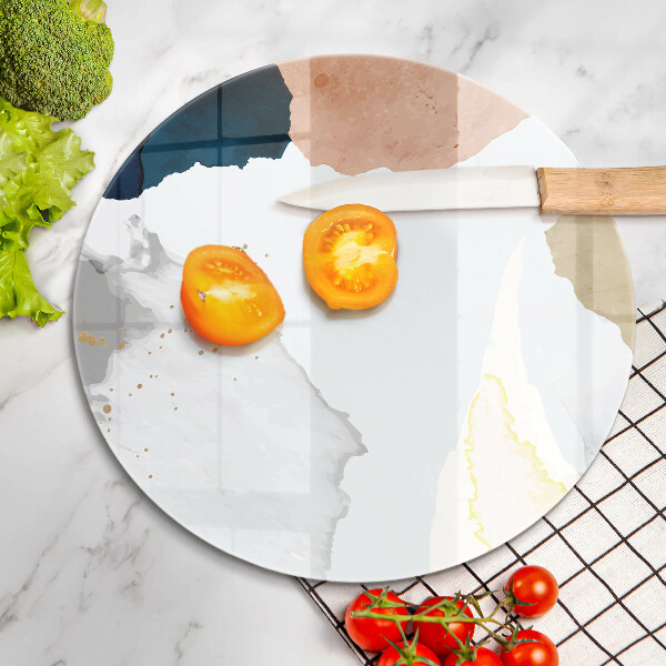 Skleněná deska do kuchyně Abstraktní skvrny