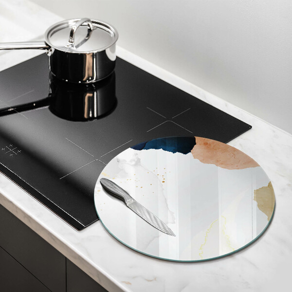 Skleněná deska do kuchyně Abstraktní skvrny