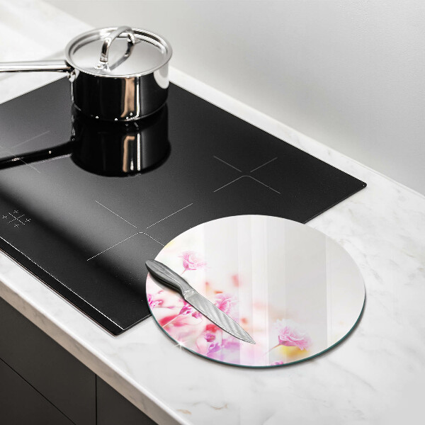 Skleněná deska do kuchyně Květinová louka