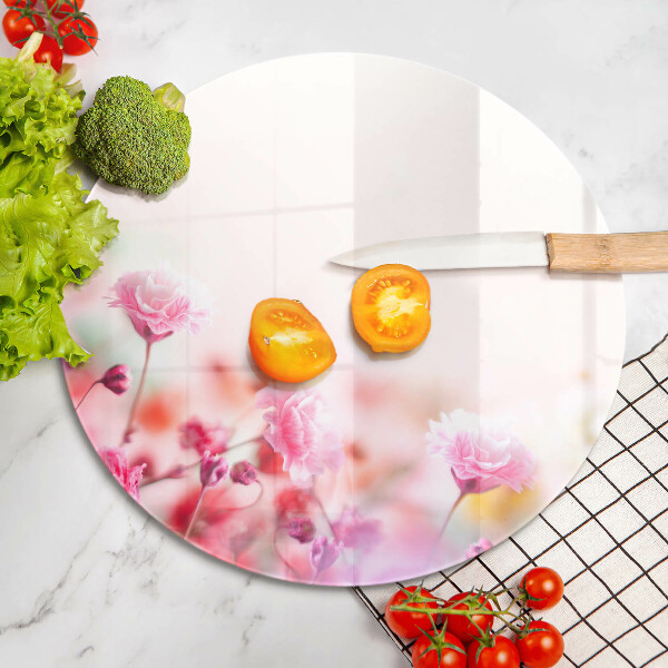 Skleněná deska do kuchyně Květinová louka