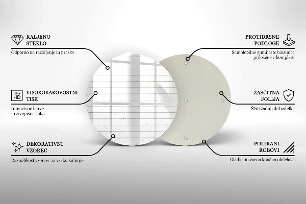 Skleněná deska do kuchyně Moderní světlé desky