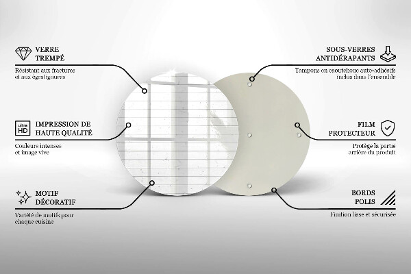 Skleněná deska do kuchyně Moderní světlé desky
