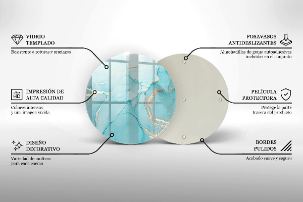 Skleněná deska do kuchyně Kamenná abstrakce