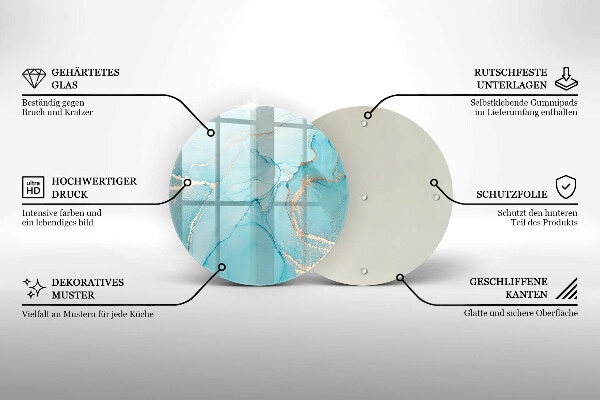 Skleněná deska do kuchyně Kamenná abstrakce