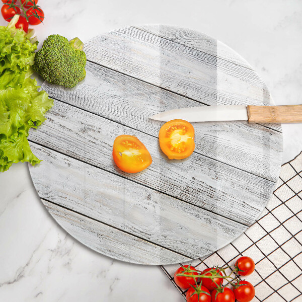 Skleněná deska do kuchyně Světlé dřevěné desky