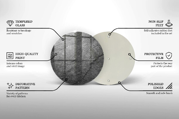 Skleněná deska do kuchyně Textura kamene