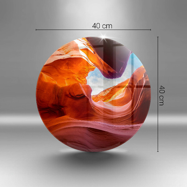 Skleněná deska do kuchyně Skalní krajina kaňonu