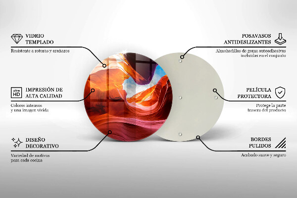 Skleněná deska do kuchyně Skalní krajina kaňonu