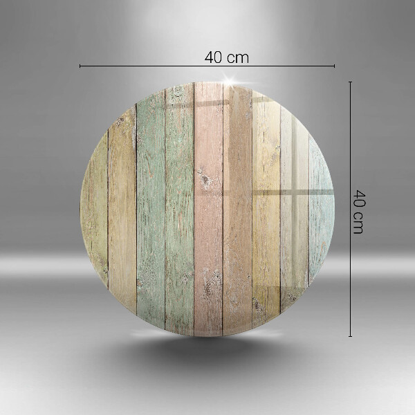 Skleněná deska do kuchyně Barevné vintage desky