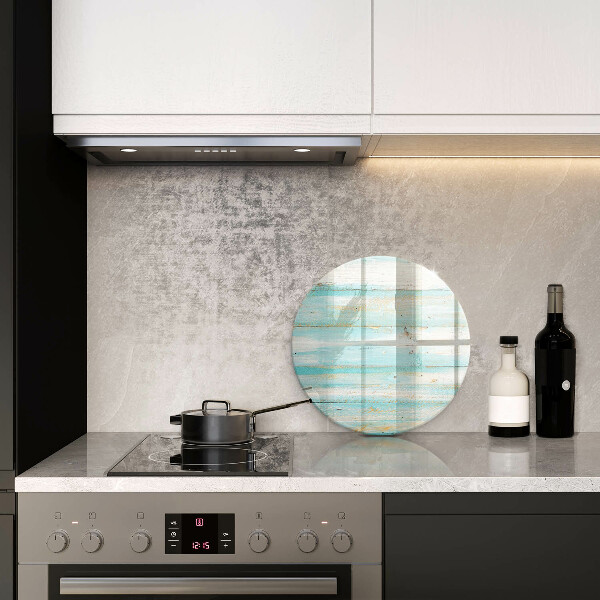 Skleněná deska do kuchyně Vintage dřevěné desky