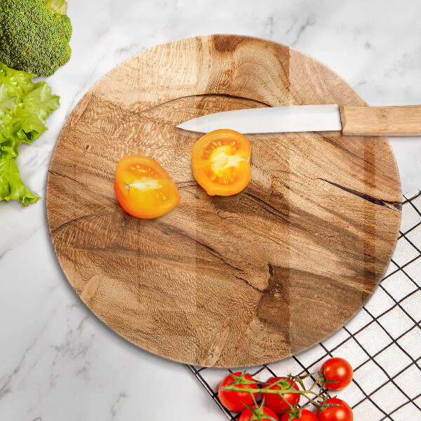 Skleněná deska do kuchyně Dřevěná deska textura