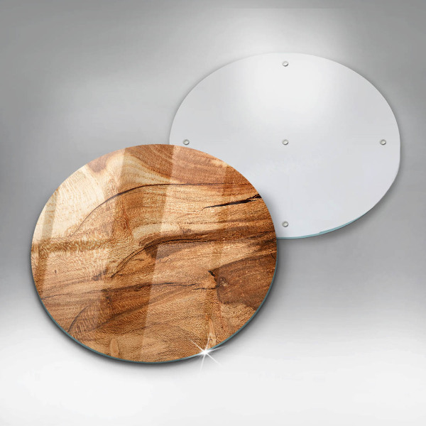 Skleněná deska do kuchyně Dřevěná deska textura