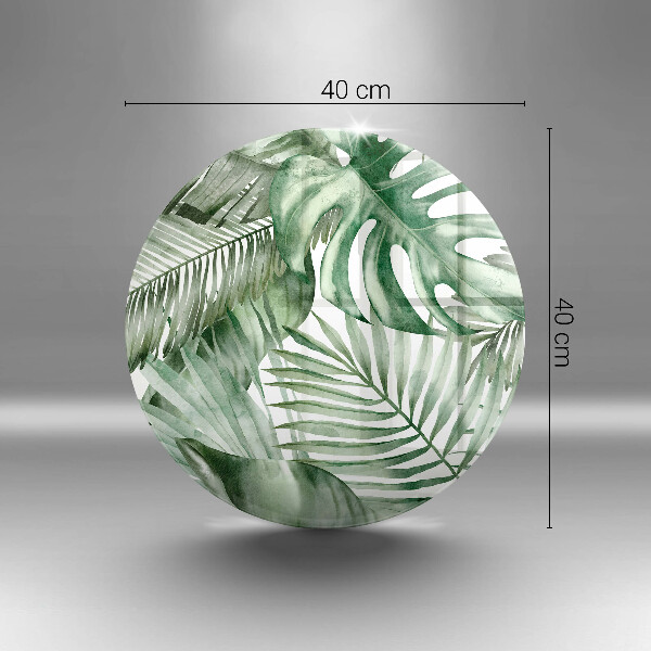 Krájecí prkénko skleněné Malované listy