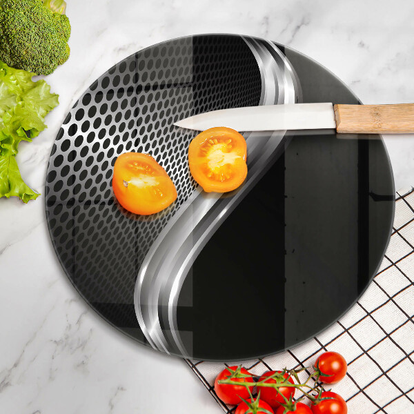 Krájecí prkénko skleněné Kovová konstrukce