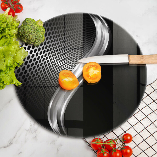 Krájecí prkénko skleněné Kovová konstrukce