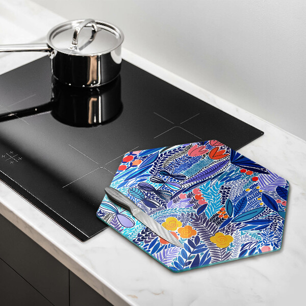 Skleněná deska do kuchyně Malovaná louka