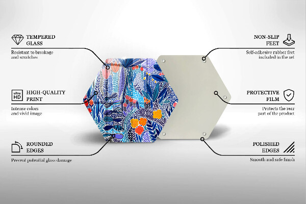 Skleněná deska do kuchyně Malovaná louka