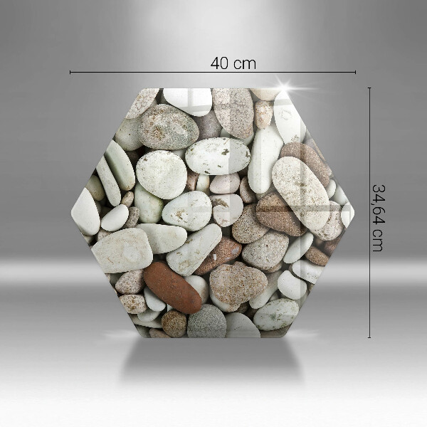 Skleněná deska do kuchyně Malé kameny pozadí