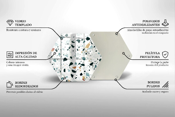 Skleněné krájecí prkénko Lehká kamenina