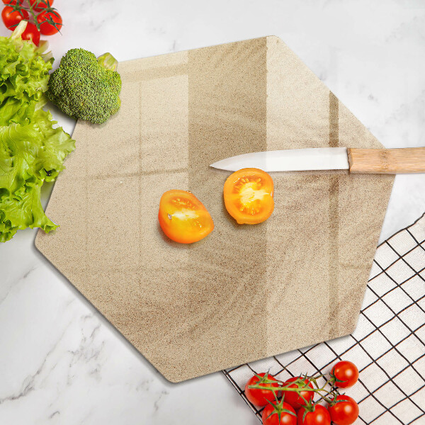 Skleněná deska do kuchyně Pláž písek dovolená