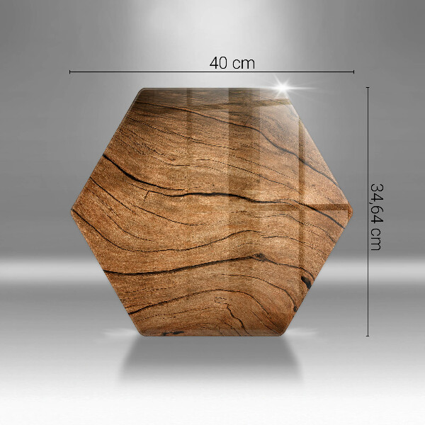 Skleněná deska do kuchyně Textura dřevěné desky