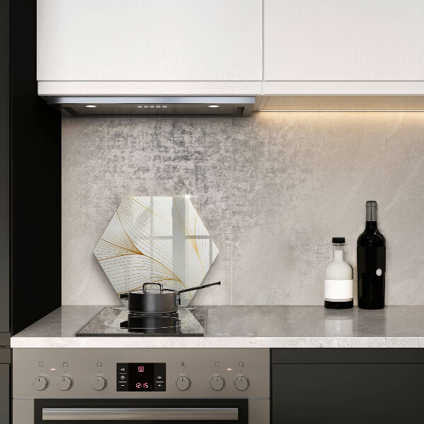 Skleněná deska do kuchyně Moderní čáry vzor