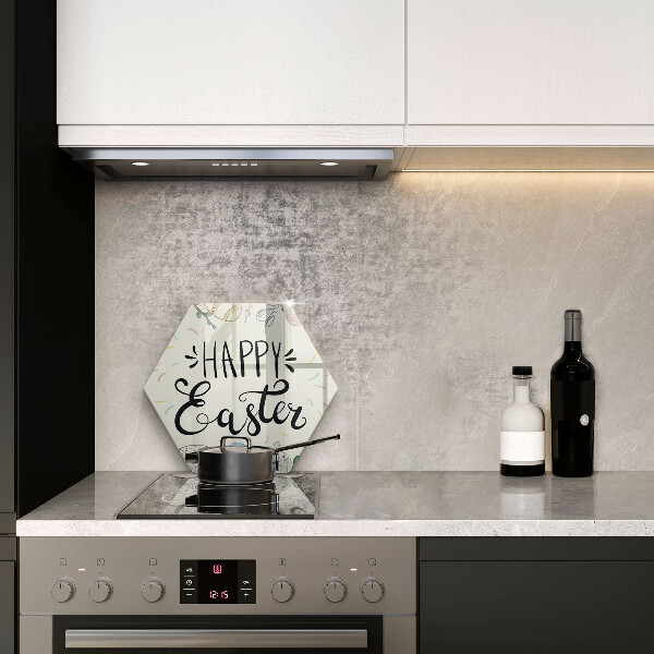 Skleněná krájecí deska Happy easter