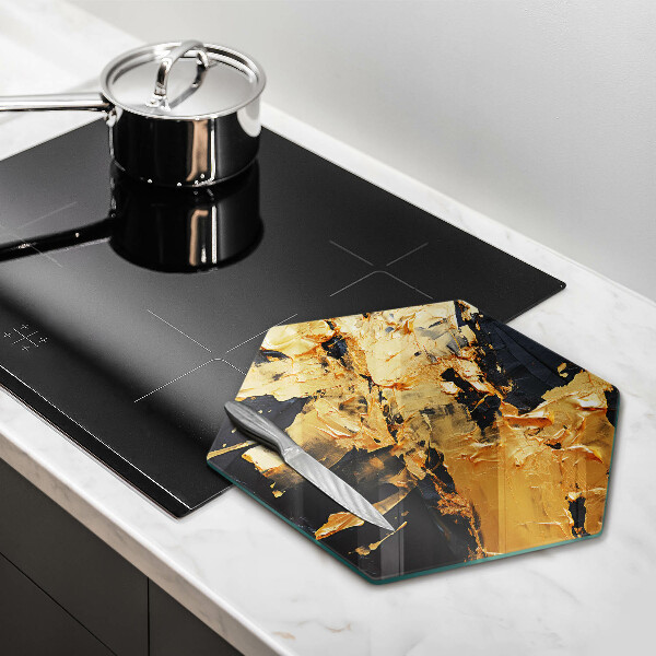 Skleněná deska do kuchyně Elegantní barva textury