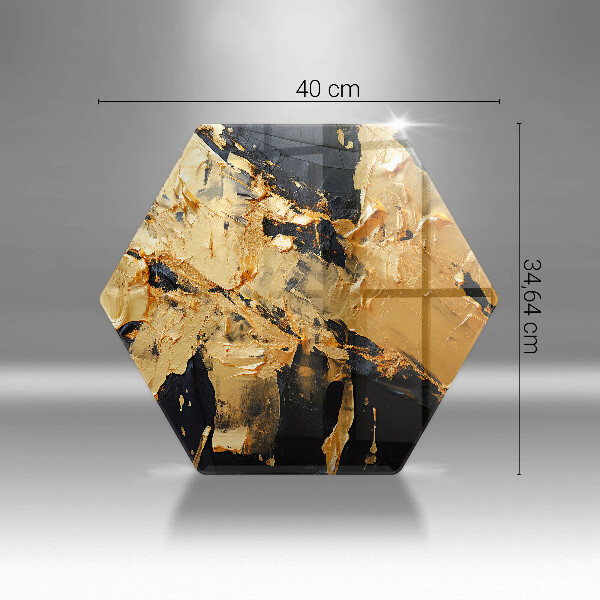 Skleněná deska do kuchyně Elegantní barva textury