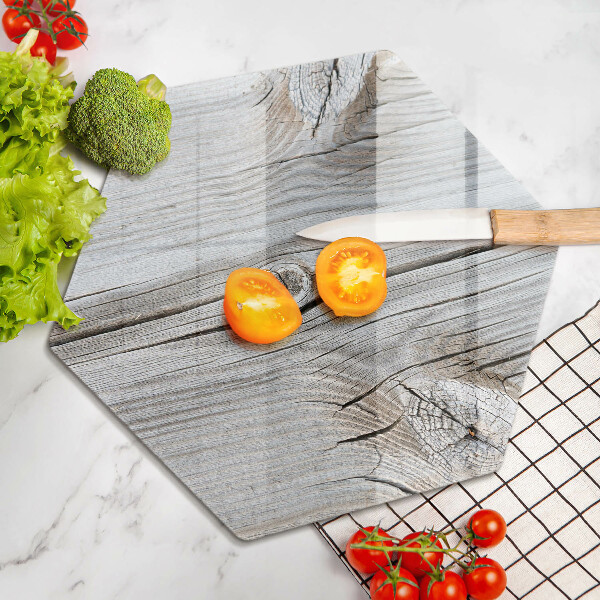 Skleněná deska do kuchyně Světlá struktura dřeva