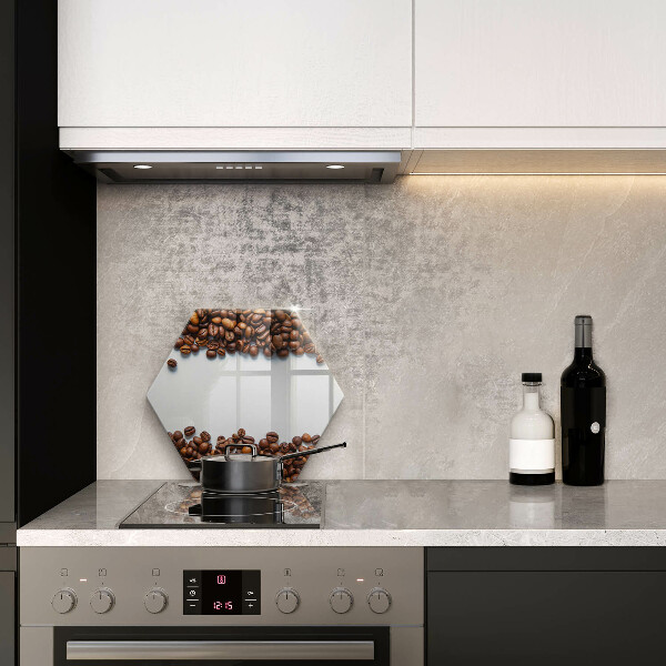 Skleněná deska do kuchyně Kávová zrna