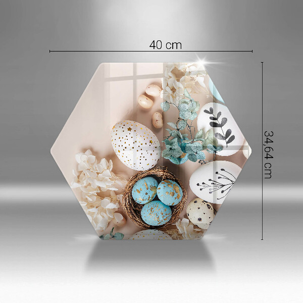 Skleněná deska do kuchyně Velikonoční dekorace