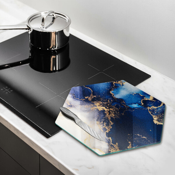 Skleněná deska do kuchyně Mramorová abstrakce