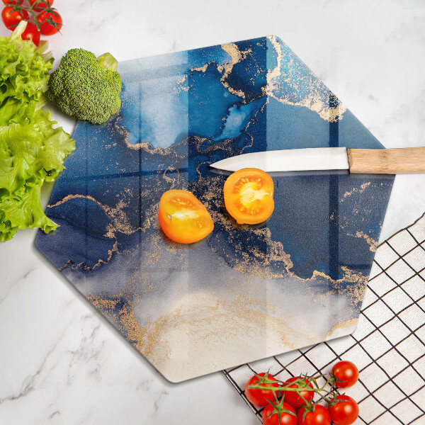 Skleněná deska do kuchyně Mramorová abstrakce