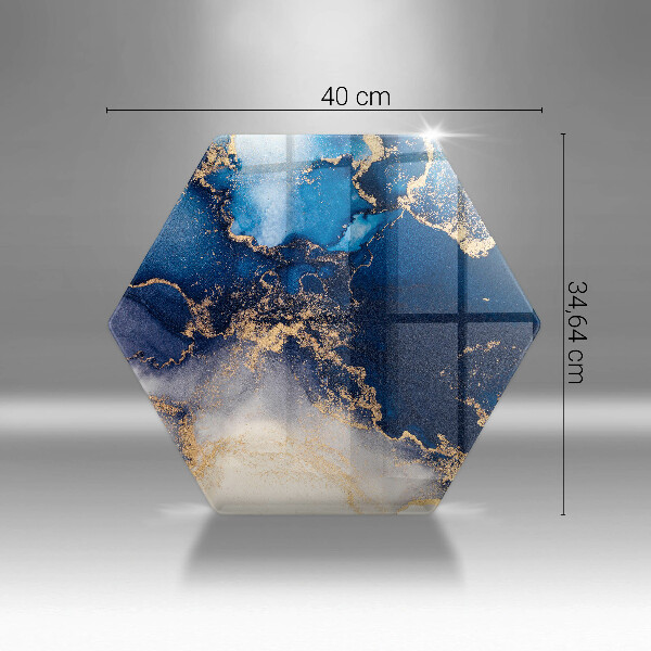 Skleněná deska do kuchyně Mramorová abstrakce