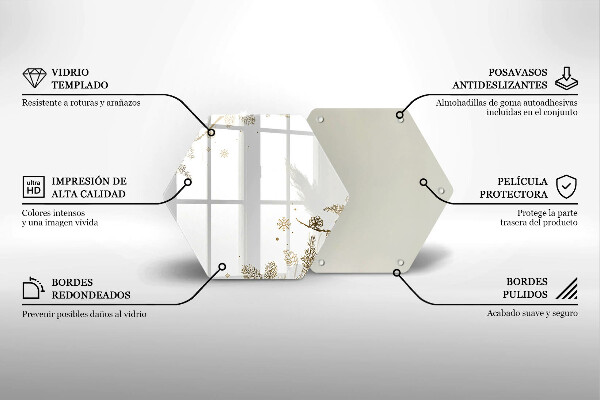 Skleněná deska do kuchyně Zimní dekorace