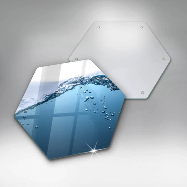 Skleněná deska do kuchyně Modrá voda